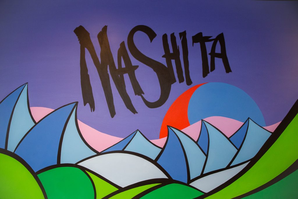 Mashita Mural on Restaurant Wall